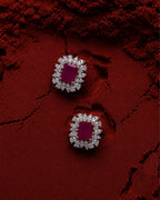 Ruby Stone Earrings