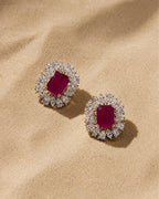 Ruby Stone Earrings